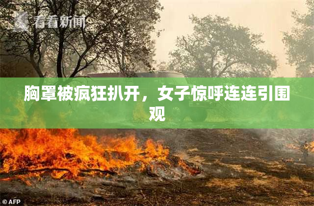 胸罩被疯狂扒开，女子惊呼连连引围观