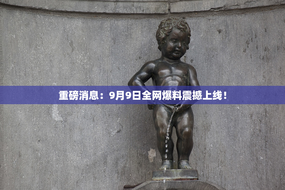 重磅消息：9月9日全网爆料震撼上线！