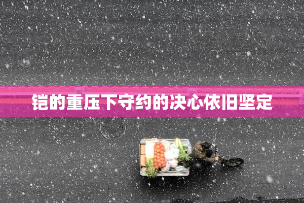 铠的重压下守约的决心依旧坚定