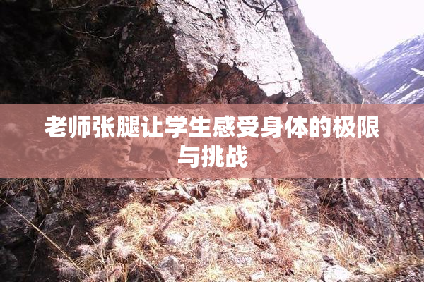 老师张腿让学生感受身体的极限与挑战