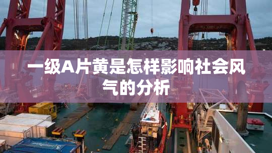 一级A片黄是怎样影响社会风气的分析