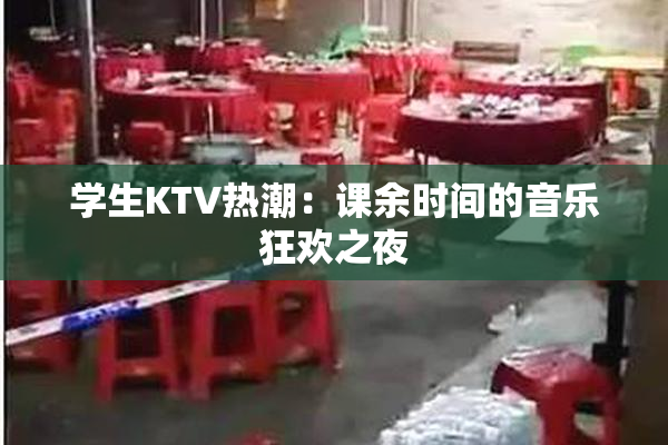 学生KTV热潮：课余时间的音乐狂欢之夜