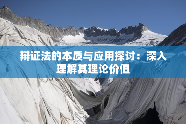 辩证法的本质与应用探讨：深入理解其理论价值