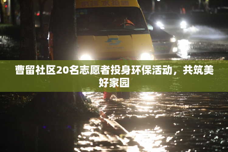 曹留社区20名志愿者投身环保活动，共筑美好家园