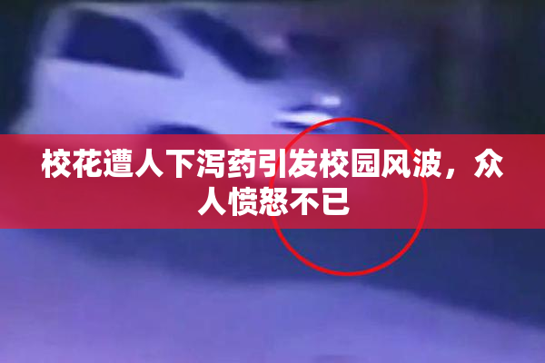校花遭人下泻药引发校园风波，众人愤怒不已