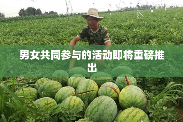 男女共同参与的活动即将重磅推出