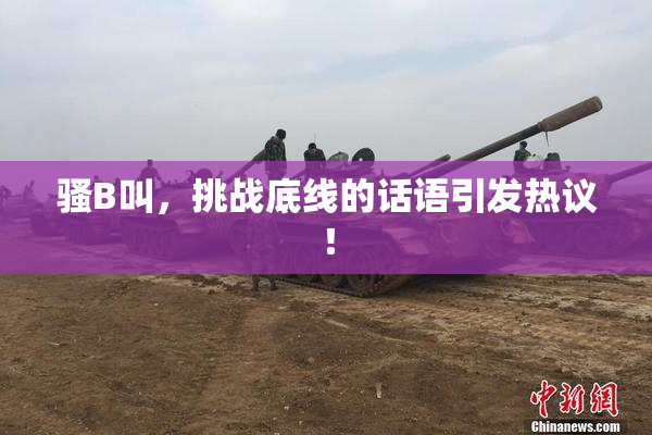 骚B叫，挑战底线的话语引发热议！