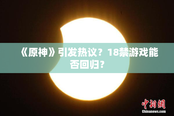 《原神》引发热议？18禁游戏能否回归？