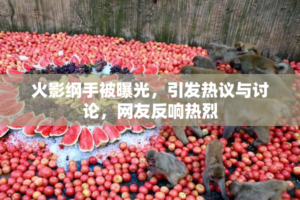 火影纲手被曝光，引发热议与讨论，网友反响热烈