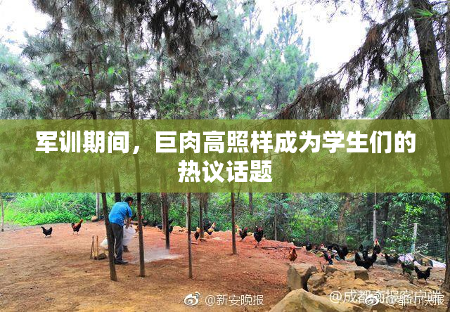 军训期间，巨肉高照样成为学生们的热议话题