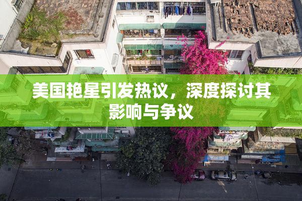 美国艳星引发热议，深度探讨其影响与争议