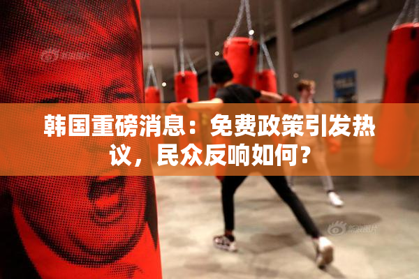 韩国重磅消息：免费政策引发热议，民众反响如何？