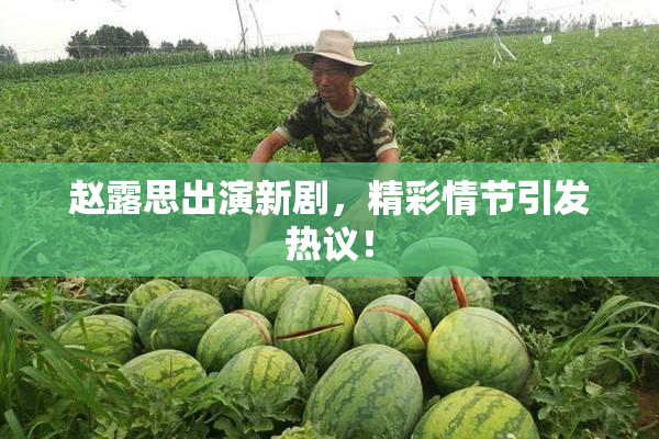 赵露思出演新剧，精彩情节引发热议！