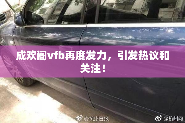 成欢阁vfb再度发力，引发热议和关注！