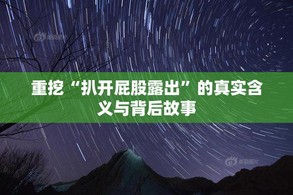 重挖“扒开屁股露出”的真实含义与背后故事